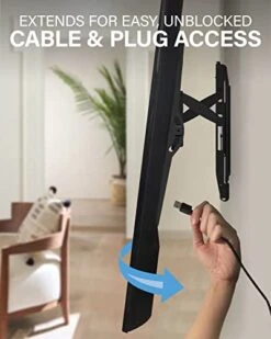 SANUS Advanced Tilt Premium Universal TV Wall Mount For 46” To 90” Flat-Panel TVs - Low Profile, Smooth Extension & Easy To Install - Model VLT6-B1