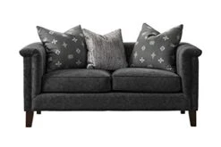 Acanva Luxury Tuxedo Velvet Channel Tufted Key Arm Living Room Sofa, 2 Piece Set, Grey 9 Acanva Luxury Tuxedo Velvet Channel Tufted Key Arm Living Room Sofa, 2 Piece Set, Grey -Songmics Furniture Shop 41afIDZHGtL
