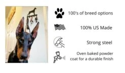 The Metal Peddler Rottweiler Dog - Key Holder For Wall - Small 6 Inch Wide - Made In USA; Gift For Dog Lovers -Songmics Furniture Shop 41awhxHKNNL 1