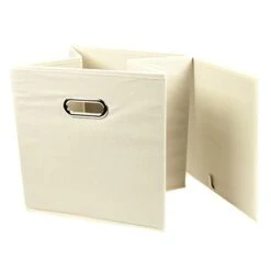Zeller 32 X 32 X 32 Cm Storage Box, Beige/Fleece -Songmics Furniture Shop 41ayye4m7dL