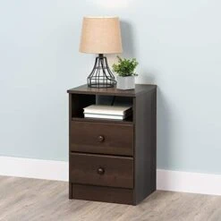 Prepac Astrid 6 Drawer Tall Chest, Espresso & Astrid 2-Drawer Nightstand, Espresso -Songmics Furniture Shop 41b2OL5MyYL