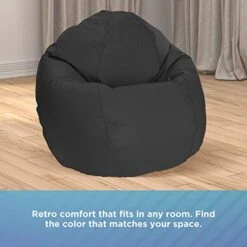 Bean Products Large Vinyl Bean Bag Chair | Filled W/Polystyrene Beads & CertiPUR Foam | Made In USA | 36”W, 36”L, 40”H | 20lb | Available In 2 Sizes | Perfect For Adults, Teens & Kids | Purple 17 Bean Products Large Vinyl Bean Bag Chair | Filled W/Polystyrene Beads & CertiPUR Foam | Made In USA | 36”W, 36”L, 40”H | 20lb | Available In 2 Sizes | Perfect For Adults, Teens & Kids | Purple -Songmics Furniture Shop 41b8OXF4ARL