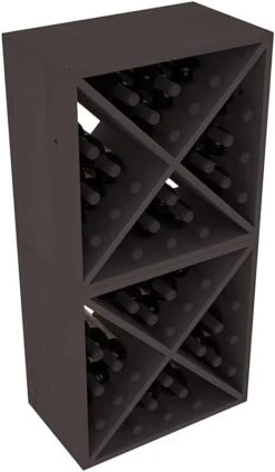 Wine Racks America Living Series Cube Wine Rack - Durable And Modular Wine Storage System, Pine Unstained - Holds 48 Bottles -Songmics Furniture Shop 41batn5DG6L. AC
