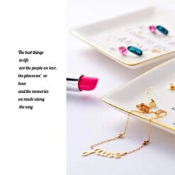 Simple Plus+ Gifts For Auntie From Niece Or Nephew-Ceramic Ring Ornament Plate Decorative Trinket Plate-Best Auntie Ever-for Aunt’s Birthday,Mother’s Day,Thanksgiving (Auntie) 8 Simple Plus+ Gifts For Auntie From Niece Or Nephew-Ceramic Ring Ornament Plate Decorative Trinket Plate-Best Auntie Ever-for Aunt’s Birthday,Mother’s Day,Thanksgiving (Auntie) -Songmics Furniture Shop 41blrHpPt8L