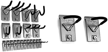 Proslat 11004 1/8-Inch Backplates Steel Hook Kit Designed For Proslat PVC Slatwall, 20-Piece, Silver 6 Proslat 11004 1/8-Inch Backplates Steel Hook Kit Designed For Proslat PVC Slatwall, 20-Piece, Silver - Image 6