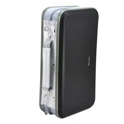 CD DVD Wallet, Wismart 96 Capacity Heavy Duty Sturdy DVD Storage Hard Shell CD Disk Holder DVD Case VCD Wallets Blu-ray Media Case Storage Holder Organizer Wallet,96 Capacity (Black)