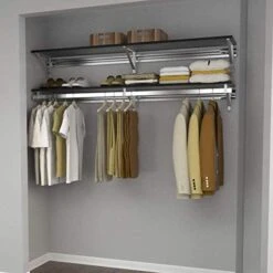 Arrange A Space Arrrange A Space RCMAY Better 40" Top Single Shelf/Hang Rod Kit White Closet System -Songmics Furniture Shop 41cFEBxCKJL. AC