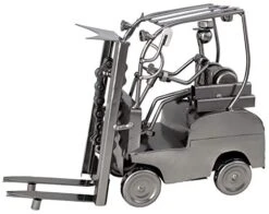 BRUBAKER Wine Bottle Holder 'Forklift' - Table Top Metal Sculpture - With Greeting Card 7 BRUBAKER Wine Bottle Holder 'Forklift' - Table Top Metal Sculpture - With Greeting Card -Songmics Furniture Shop 41cL90UclpL