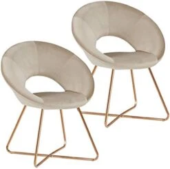 Duhome Modern Accent Velvet Chairs Dining Chairs Single Sofa Comfy Upholstered Arm Chair Living Room Furniture Mid-Century Leisure Lounge Chairs With Golden Metal Frame Legs Set Of 2 (Khaki Velvet)… 20 Duhome Modern Accent Velvet Chairs Dining Chairs Single Sofa Comfy Upholstered Arm Chair Living Room Furniture Mid-Century Leisure Lounge Chairs With Golden Metal Frame Legs Set Of 2 (Khaki Velvet)… -Songmics Furniture Shop 41cUJVreFPL. AC