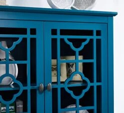 Landpink Modern Accent Buffet Sideboard Cabinet – 35" Wood Storage Cabinet Console Table With Doors And Adjustable Shelf For Hallway, Entryway Or Living Room, Dining Room | Teal Blue 35in 11 Landpink Modern Accent Buffet Sideboard Cabinet – 35" Wood Storage Cabinet Console Table With Doors And Adjustable Shelf For Hallway, Entryway Or Living Room, Dining Room | Teal Blue 35in -Songmics Furniture Shop 41cqq8VpS2L