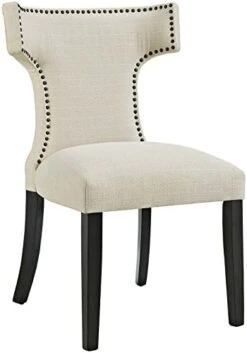 Modway Curve Mid-Century Modern Upholstered Fabric With Nailhead Trim In Teal, One Chair -Songmics Furniture Shop 41d 00C 2yL. AC