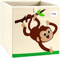 Vmotor Foldable Animal Canvas Storage Toy Box/Bin/Cube/Chest/Basket/Organizer For Kids, 13 Inch(Shark) -Songmics Furniture Shop 41d3QRpk6GL. AC