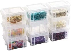2Pack Small Plastic Clear Storage Box Containers With Lids, Small Bins (11.5x3.6x2.8 In)- Reusable&Stackable Craft Box, Small Items Accessories Storage Organizer For Toy Bricks,Mini Figure,Makeup Tool 19 2Pack Small Plastic Clear Storage Box Containers With Lids, Small Bins (11.5x3.6x2.8 In)- Reusable&Stackable Craft Box, Small Items Accessories Storage Organizer For Toy Bricks,Mini Figure,Makeup Tool -Songmics Furniture Shop 41dDtQje6JL. AC
