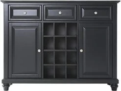 Crosley Furniture Alexandria Wine Buffet/Sideboard - Vintage Mahogany -Songmics Furniture Shop 41dFYNBypAL. AC