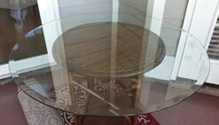 30" Inch Round Glass Table Top 1/2" Thick Tempered Beveled Edge By Fab Glass And Mirror -Songmics Furniture Shop 41dIxKDHKjL