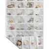BB Brotrade Hanging Jewelry Organizer,Double Sided Jewelry Storage Organizer With Embossed Pattern,80 Clear PVC Pockets Organizer For Holding Jewelries (White)