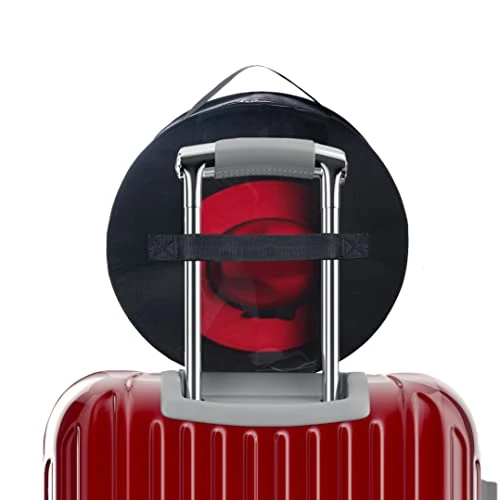 TreeHouse London (19"D X 11.5'' H) Travel Hat Storage Box With Metal Frame - XL Luxury Travel Hat Boxes For Men & Women - Collapsible Hat Organizer - Stuffed Animal Toy Storage Bin Bag - Dust Dirt Proof Cover 1 TreeHouse London (19"D X 11.5'' H) Travel Hat Storage Box With Metal Frame - XL Luxury Travel Hat Boxes For Men & Women - Collapsible Hat Organizer - Stuffed Animal Toy Storage Bin Bag - Dust Dirt Proof Cover