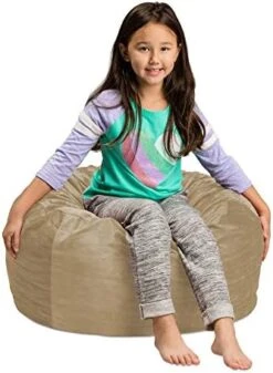 Sofa Sack - Plush, Ultra Soft Kids Bean Bag Chair - Memory Foam Bean Bag Chair With Microsuede Cover - Stuffed Foam Filled Furniture And Accessories For Kids Room - 2' Royal Blue -Songmics Furniture Shop 41dm1tixX4L. AC