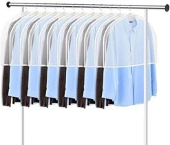 KEEGH Extra Wide Garment Shoulder Covers Bag (Set Of 12) Breathable Hanging Closet Suit Organizer Keep Clothes Shoulder Clean, 2" Gusset Hold More Coats, Jackets, Dress 13 KEEGH Extra Wide Garment Shoulder Covers Bag (Set Of 12) Breathable Hanging Closet Suit Organizer Keep Clothes Shoulder Clean, 2" Gusset Hold More Coats, Jackets, Dress -Songmics Furniture Shop 41dz4K1QifL. AC