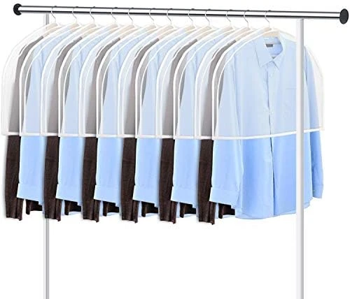 KEEGH Extra Wide Garment Shoulder Covers Bag (Set Of 12) Breathable Hanging Closet Suit Organizer Keep Clothes Shoulder Clean, 2" Gusset Hold More Coats, Jackets, Dress 7 KEEGH Extra Wide Garment Shoulder Covers Bag (Set Of 12) Breathable Hanging Closet Suit Organizer Keep Clothes Shoulder Clean, 2" Gusset Hold More Coats, Jackets, Dress - Image 7