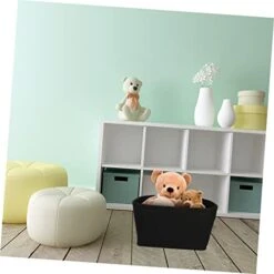 STOBAZA Container Dirty Clo Baskets Holder Black Non- Wardrobe Containers Bedroom Fabric With Kids Organizing Bin Tabletop Multifunctional Garment Magazine Basket Living Handles 19 STOBAZA Container Dirty Clo Baskets Holder Black Non- Wardrobe Containers Bedroom Fabric With Kids Organizing Bin Tabletop Multifunctional Garment Magazine Basket Living Handles -Songmics Furniture Shop 41e1i0ndnLL