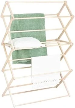 Pennsylvania Woodworks Clothes Drying Rack: Solid Maple Hard Wood Laundry Rack For Sweaters, Blouses, Lingerie & More, Durable Folding Drying Rack, Made In USA, No Assembly Needed, Large -Songmics Furniture Shop 41eD1AuvWqL. AC