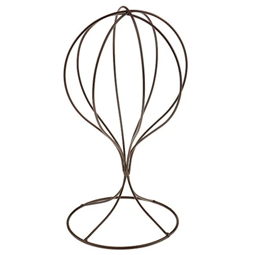 Generic Metal Head Hat Cap Display Holder Stand Tool Wig Stand Rack For Man & Women - Bronze, As Described 3 Generic Metal Head Hat Cap Display Holder Stand Tool Wig Stand Rack For Man & Women - Bronze, As Described - Image 3