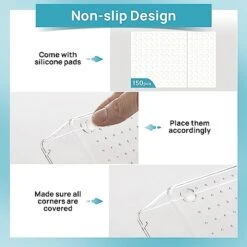 Vtopmart 28 PCS Clear Plastic Drawer Organizers Set, 4-Size Bathroom And Vanity Drawer Organizer Trays, Acrylic Storage Bins For Makeup, Cosmetic, Kitchen Utensils, Tool Organizer For Gadgets -Songmics Furniture Shop 41eFsCwtbEL