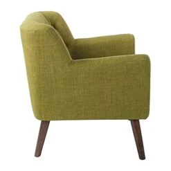 OSP Home Furnishings Arm Chair, 32"W X 28.63"D X 31.63"H, Green -Songmics Furniture Shop 41eaUkbciaS
