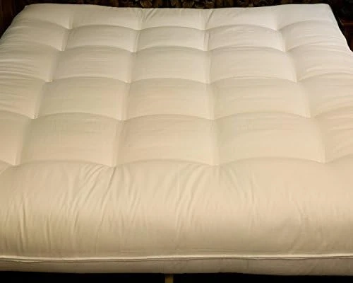 Full Size Lovejoy Futon Mattress (Natural Cotton, Eco-Valley Wool, Luxury Foam) 3 Full Size Lovejoy Futon Mattress (Natural Cotton, Eco-Valley Wool, Luxury Foam) - Image 3