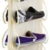 Hanging Shoe Organizer - 14 Pockets - The Clear Pockets Will Protect Your Shoes, Handbags Or Purse And Enable You To Find Them Easily. Hang It In A Closet To Keep Your Closets Neat And Organized.