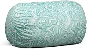 Big Joe Fuf Large Foam Filled Bean Bag Chair With Removable Cover, Black Lenox, 4ft Big 14 Big Joe Fuf Large Foam Filled Bean Bag Chair With Removable Cover, Black Lenox, 4ft Big - Image 14