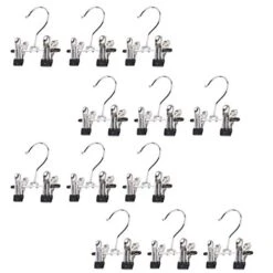 SUNTRADE Double Adjustable Clips Boots Hangers,Space Saving Boots Socks Bags Hanging Clips Boot Holder Boot Organizer,Set Of 12 (12) -Songmics Furniture Shop 41epdJCnbWL