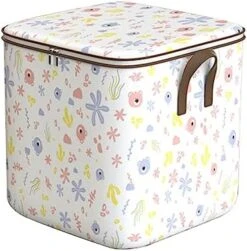 Xecvkr Storage Bins With Lids Closet Organizers And Storage Box Youfen Non-woven Zipper Storage Bag Moving Quilt Storage Basket Travel Large-capacity Clothing Storage Bag (Gray-S-13.77x9.84x7.87in) -Songmics Furniture Shop 41eqBxLuDkL. AC