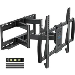 MOUNTUP TV Wall Mount Full Motion For Most 47"-90" Flat/Curved TVs, Swivel Tilt TV Mount For 65 70 75 80 82 85 Inch TVs, TV Bracket For Max 24 Inches Studs, Up To 154lbs, Max VESA 800x400 MU0015