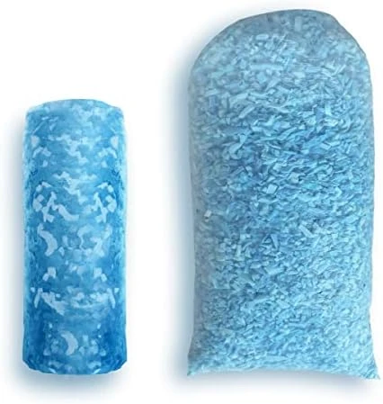 Anuwaa 5 Pounds Bean Bag Filler, Shredded Memory Foam Filling, Premium Soft Bean Bag Filling, 100% Real Memory Foam For Dog Bed, Couch Cushion, And Pillow For Arts And Crafts, Blue 6 Anuwaa 5 Pounds Bean Bag Filler, Shredded Memory Foam Filling, Premium Soft Bean Bag Filling, 100% Real Memory Foam For Dog Bed, Couch Cushion, And Pillow For Arts And Crafts, Blue - Image 6