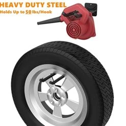 TORACK Garage Hooks Heavy Duty Tool Organizer, Wall Mount Hanger Rack Garage Storage Utility Hooks For Car Tires, Ladders, Chairs, Strollers, Power Tools, Garden Tools (2 Pack, 12.4" Hooks) 9 TORACK Garage Hooks Heavy Duty Tool Organizer, Wall Mount Hanger Rack Garage Storage Utility Hooks For Car Tires, Ladders, Chairs, Strollers, Power Tools, Garden Tools (2 Pack, 12.4" Hooks) -Songmics Furniture Shop 41fMKTnxBOL