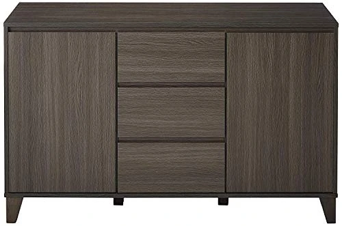Kings Brand Furniture – Wood Buffet Server Cabinet Console Table, Oak Gray 5 Kings Brand Furniture – Wood Buffet Server Cabinet Console Table, Oak Gray - Image 5