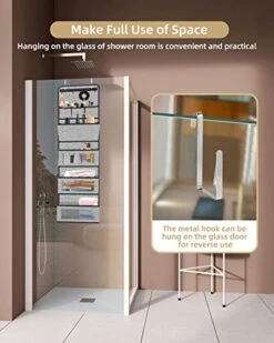 ZAAOEHA Over The Door Hanging Organizer, Behind The Door Storage Organizer With Door Hook And Large Clear Windows, Wall File Organizer, For Cosmetics, Toys And Sundries (1 Pack) -Songmics Furniture Shop 41fTZgbCZ4L