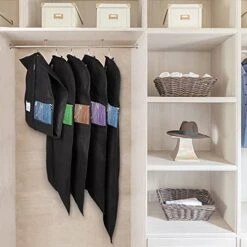 Zilink Garment Bag Suit Bags For Storage And Travel 43"/50" Suit Cover For Closet With ID Card Holder For Suit T-Shirt Coat Jacket Dresses (Set Of 5) -Songmics Furniture Shop 41fUHkGLemL