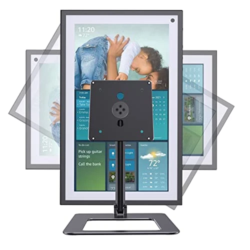 Letlar Echo Show 15 Stand Adjustable, Show 15 Mount With 360° Rotation Plate, Tilt Stand For Echo Show 15 Smart Display, Whole Aluminum, Hold The Device Stably 1 Letlar Echo Show 15 Stand Adjustable, Show 15 Mount With 360° Rotation Plate, Tilt Stand For Echo Show 15 Smart Display, Whole Aluminum, Hold The Device Stably