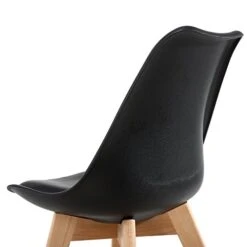 NOBPEINT Mid Century Dining Chairs,Set Of 4(Black) 11 NOBPEINT Mid Century Dining Chairs,Set Of 4(Black) -Songmics Furniture Shop 41fXNGqdutL