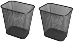 Ybmhome Steel Mesh Rectangular Open Top Waste Basket Bin Trash Can For Office Home 8x12x12 Inches 1103s (1, Black) 13 Ybmhome Steel Mesh Rectangular Open Top Waste Basket Bin Trash Can For Office Home 8x12x12 Inches 1103s (1, Black) -Songmics Furniture Shop 41fvZlzafbL. AC