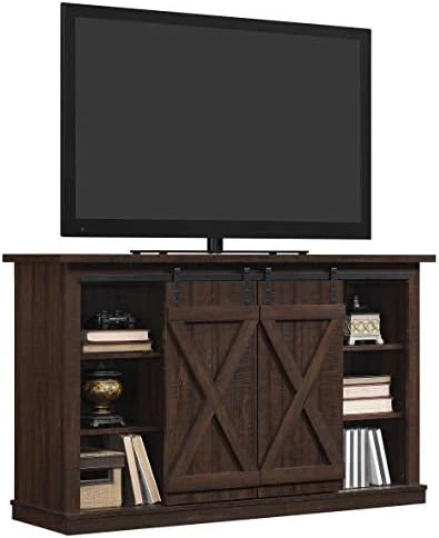 Twin Star Home Cottonwood Stand For TVs Up To 60" With Sliding Barn Doors, Antique Gray 6 Twin Star Home Cottonwood Stand For TVs Up To 60" With Sliding Barn Doors, Antique Gray - Image 6