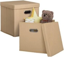 XYXYLY 2 Pack Foldable Cubes Storage Bins With Lids 12.6 * 12.6 * 12.6" Collapsible Fabric Cubbies Storage Baskets For Shelf Closet Organizer Home Bedroom Office Nursery 16 XYXYLY 2 Pack Foldable Cubes Storage Bins With Lids 12.6 * 12.6 * 12.6" Collapsible Fabric Cubbies Storage Baskets For Shelf Closet Organizer Home Bedroom Office Nursery -Songmics Furniture Shop 41g4eutnzoL. AC