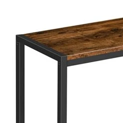 HOOBRO Dining Benches, Pair Of 2 Benches, 47.2 Inch Table Bench, Industrial Style Indoor Bench, Steel Frame, Easy To Assemble, For Kitchen, Dining Room, Rustic Brown And Black BF12CDP201 -Songmics Furniture Shop 41gHT3t6tAL