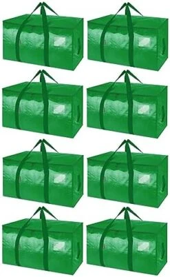 BALEINE 6-Pack Oversized Moving Bags With Reinforced Handles, Heavy-Duty Storage Tote For Clothes, Moving Supplies (Clear, 6-Pack) -Songmics Furniture Shop 41gHdvf9iLL. AC