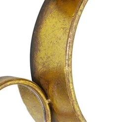 CosmoLiving By Cosmopolitan Metal Bubble Cluster Wall Mirror, 22" X 3" X 40", Gold