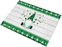 Factory Customized Green Tartan Ribbon Wired Gift Design Ribbon St. Patricks Day Ribbon Placement Mats For Dining Table Round (P, A) -Songmics Furniture Shop 41gXQTgJZsL. AC