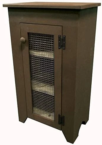 Sawdust City Kitchen Jelly Cupboard With Screen Door (Solid Sage) 7 Sawdust City Kitchen Jelly Cupboard With Screen Door (Solid Sage) - Image 7